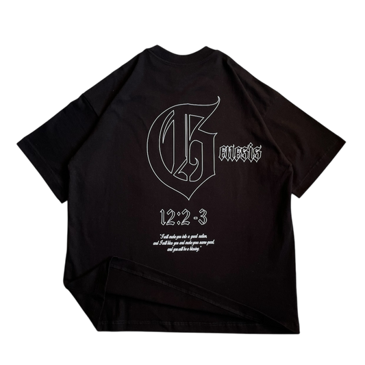 Genesis 12:2-3 Tee Black